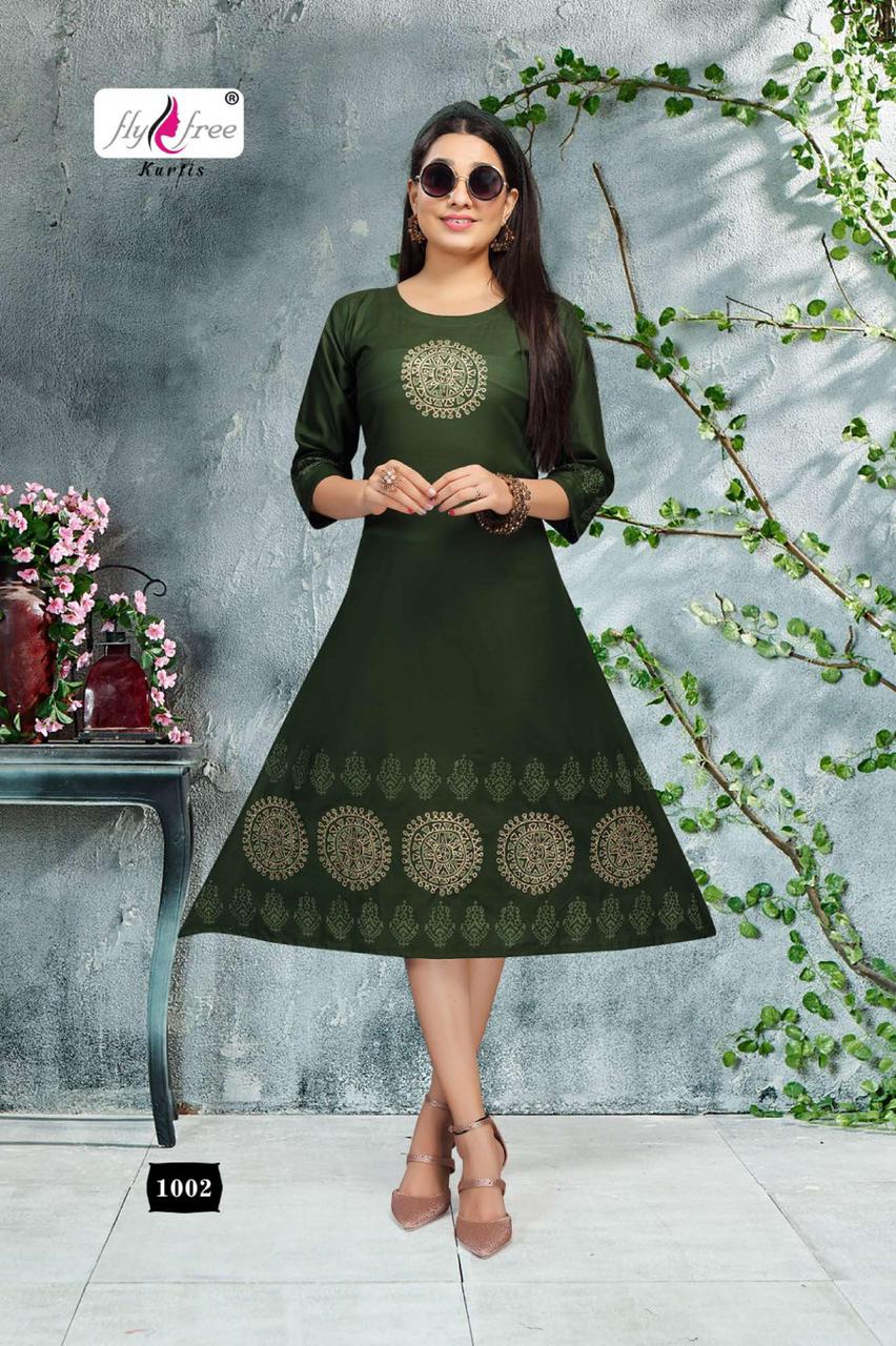 Fly Free Krisha 2 Fancy Ethnic Wear Designer Fancy Kurti Collection